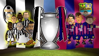 🏆UCL Champions League Intro Theme Song🏆 ROAD TO BERLIN FINAL 2015 Juventus vs Barcelona Titles [upl. by Sevy]