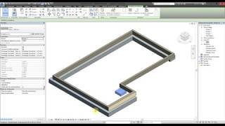 6  Fondations  Création REVIT 2017 [upl. by Lombardi]