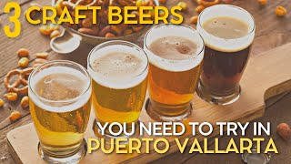 Top 3 Craft Mexican Beer Found At Puerto Vallarta Popular Beautiful Destination [upl. by Oly]