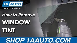 How to Remove Window Tint Full Guide [upl. by Odlaniger]