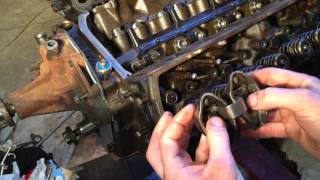 Installing pushrods and rocker arms [upl. by Sabir]