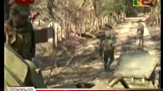 Live Footage Of SLA LTTE Battle 1Km Past Puthukkudiyiruppu PTK 2009 Mar 04 [upl. by Amathiste]