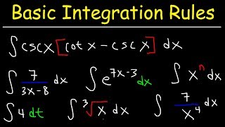 Basic Integration Problems [upl. by Knah]