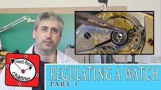 How to regulate a mechanical watch  watch repair tutorial [upl. by Mecke]