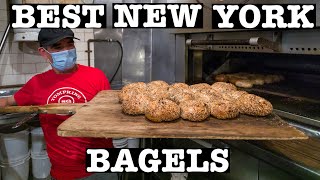 Best NYC BAGEL amp How to make HandRolled Bagels [upl. by Zeitler389]