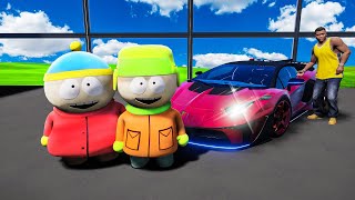 Stealing Cars from South Park in GTA 5 [upl. by Karee]